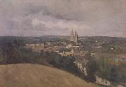 Jean Baptiste Camille  Corot Vue de Saint-Lo (mk11) oil